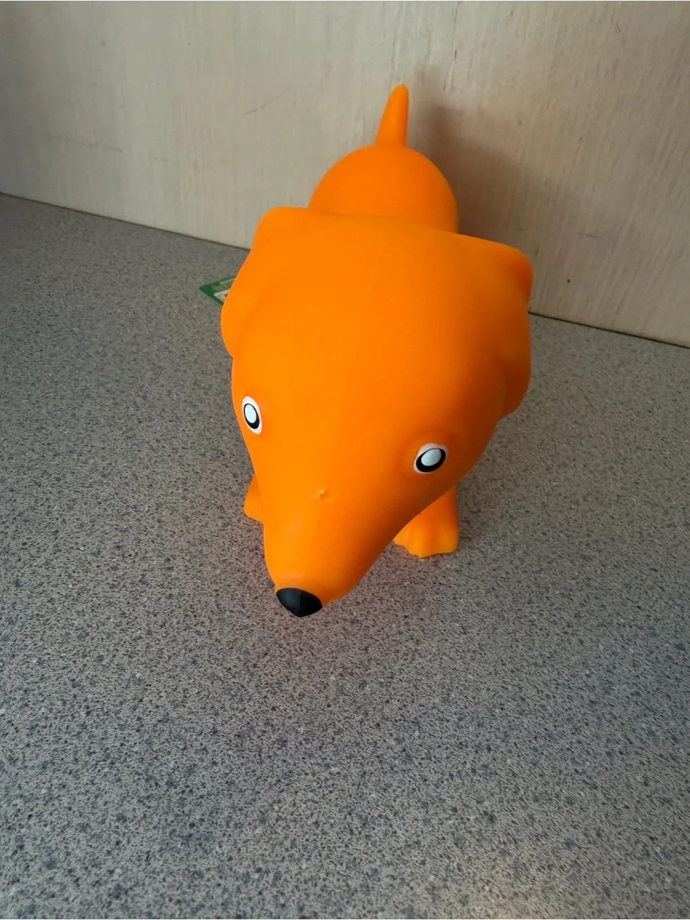 New Toymendous Squeeezy Orange Dachshund Ween Dog Squishy Toy 3+ Viral Fidget